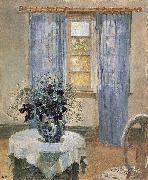 Blue Clematis in the Artist's Studio Anna Ancher